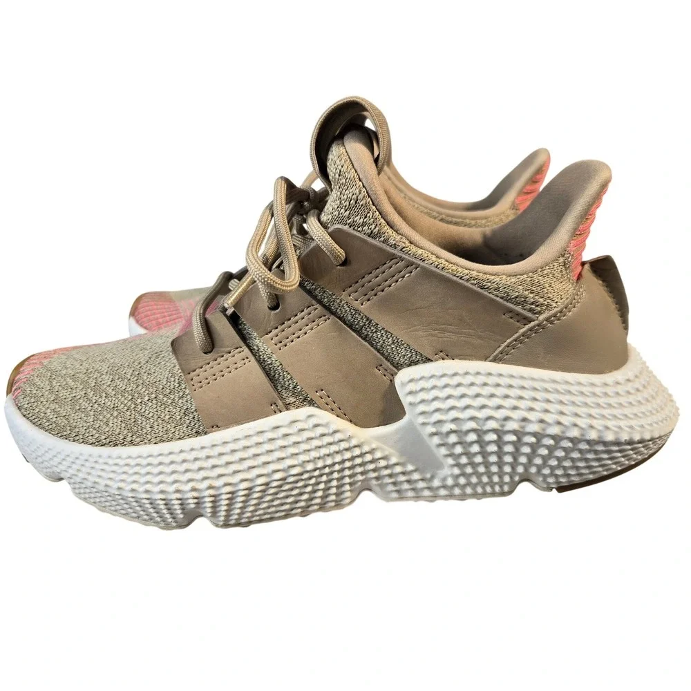 Adidas Originals Prophere Trace Khaki Pink Sneakers B37659 Womens Size 7.5
